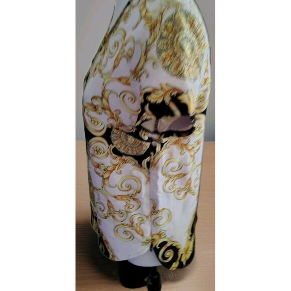 TopCapy Top Size EUR 36 US S Baroque Medusa Print V Neck Short Sleeve - Picture 5 of 11